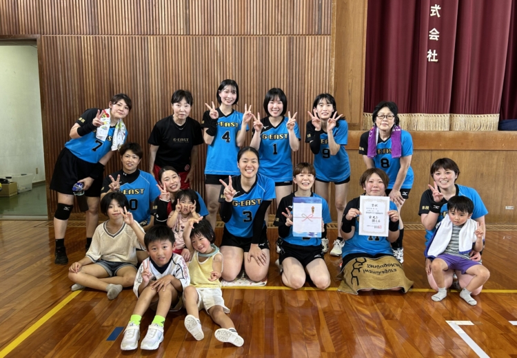 女子９人制優勝江津イースト